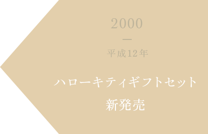 2000 平成12年 ハローキティギフトセット新発売