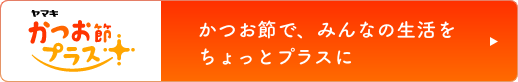 かつお節プラス®　かつお節で、みんなの生活をちょっとプラスに