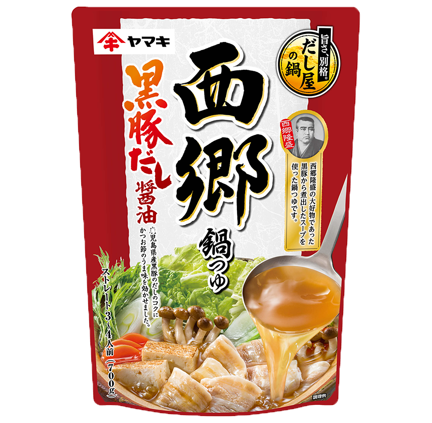 西郷鍋つゆ 黒豚だし醤油700g