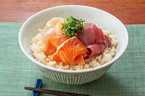 めんつゆ海鮮漬け丼
