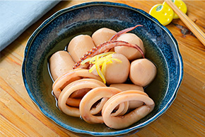里いもといかの煮物
