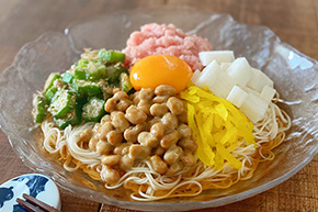 ねばねば爆弾そうめん