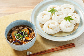 だしなすつけそうめん