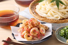 ちくわ天のざるうどん