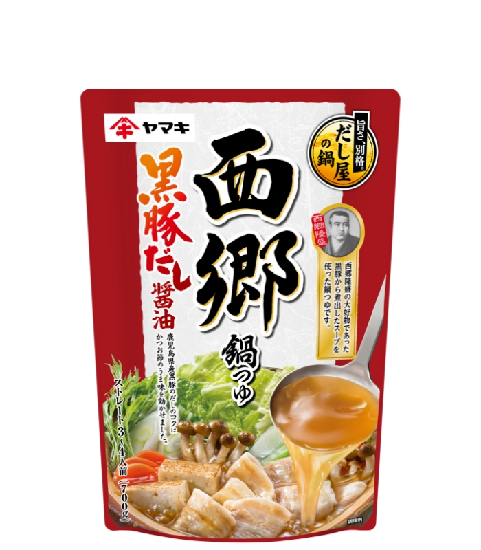 西郷鍋つゆ 黒豚だし醤油700g