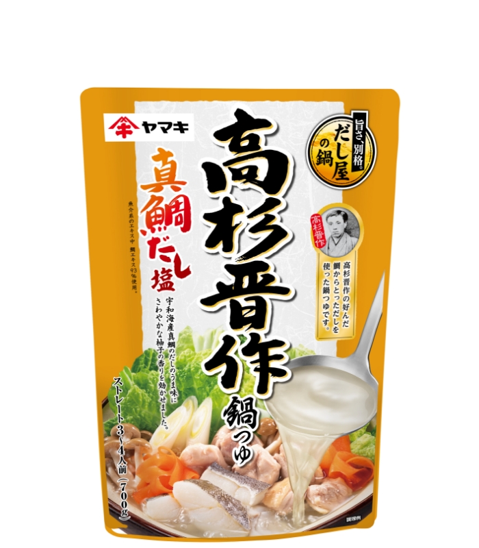 高杉晋作鍋つゆ 真鯛だし塩700g