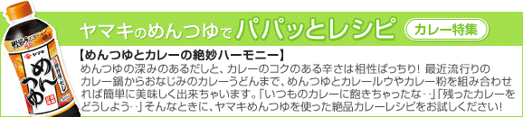 10-02 パパッとおかず カレー特集