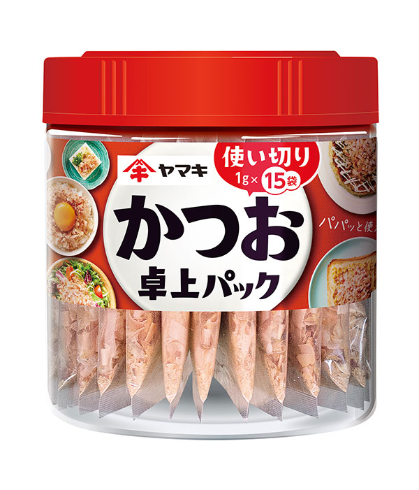 卓上かつおパック 1g 15p 商品情報 ヤマキ株式会社 卓上かつおパック 1g 15p 商品情報 ヤマキ株式会社