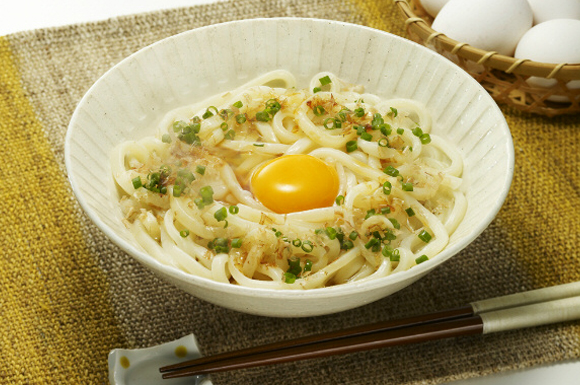 釜玉うどん おいしいレシピ ヤマキ株式会社