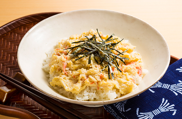 とろふわかにたま丼