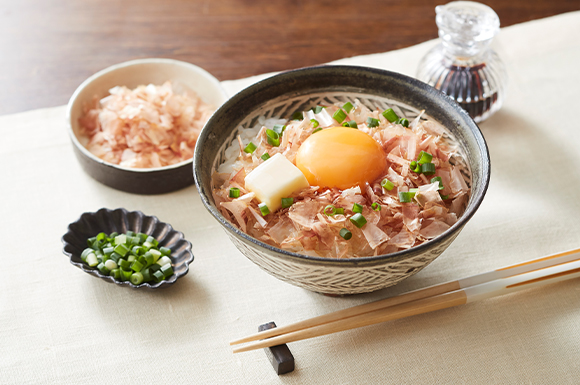 おかかバター卵かけご飯