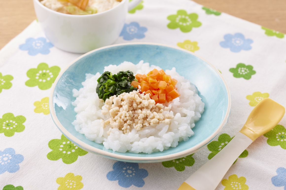 三色ご飯（離乳食後期）