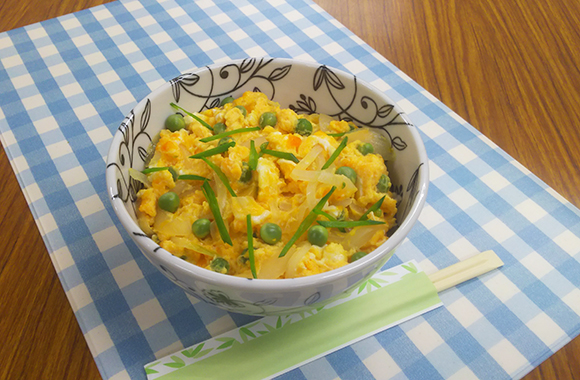 豆たまご丼