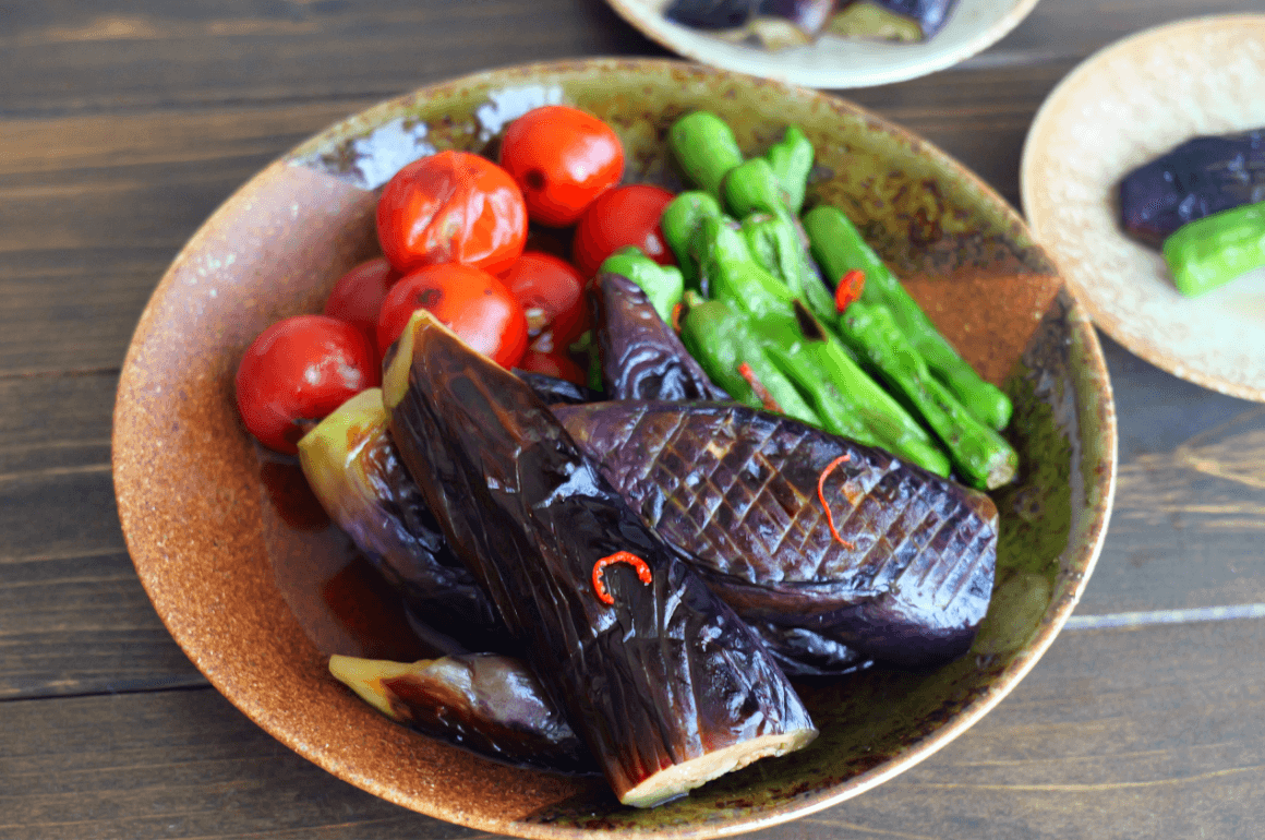 野菜の焼き浸し