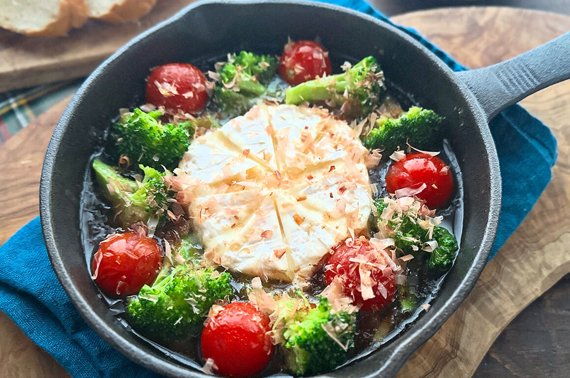 とろ～りチーズと野菜のアヒージョ