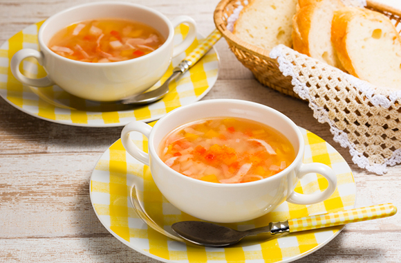 ころころ野菜のミネストローネ