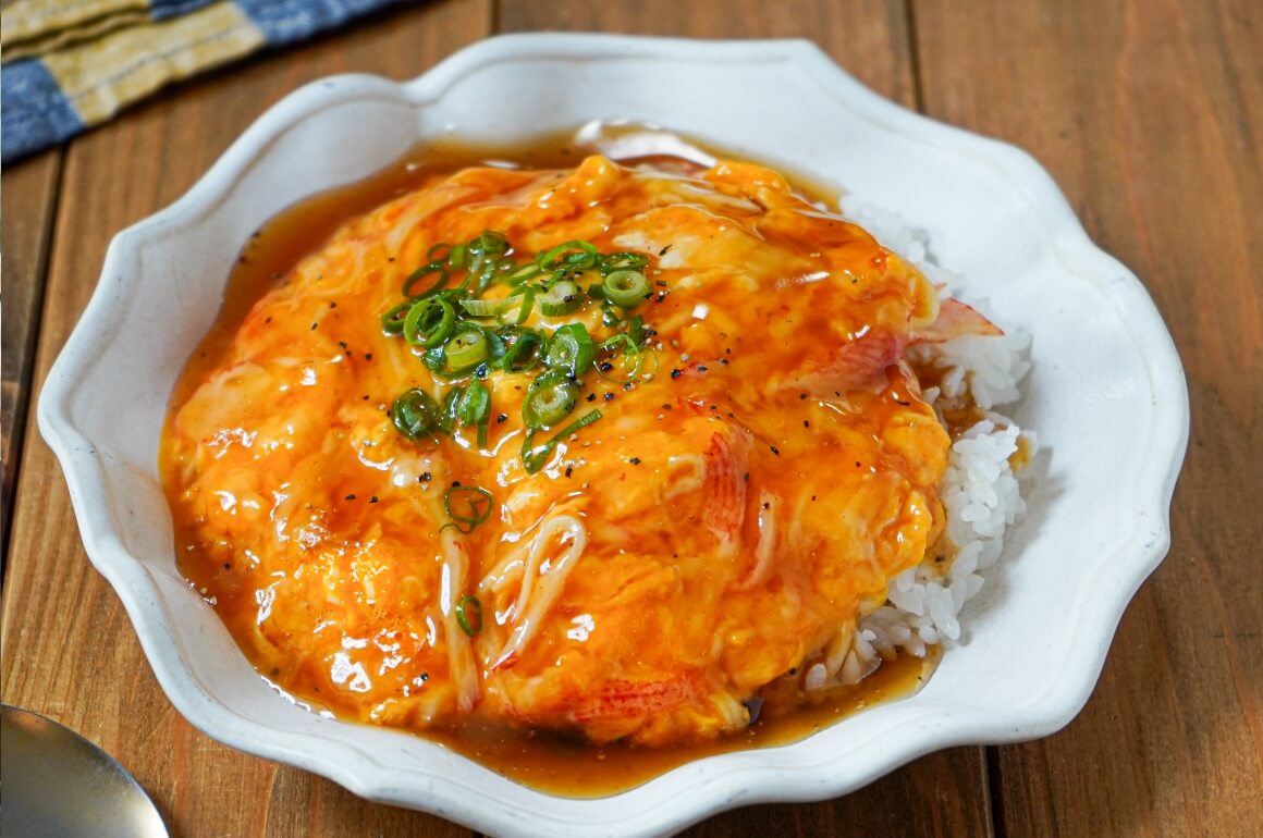 チーズとろける和風だし天津飯