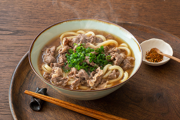 肉吸い風うどん