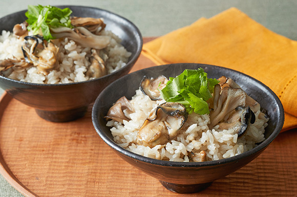 炊き込み ご飯 の 牡蠣