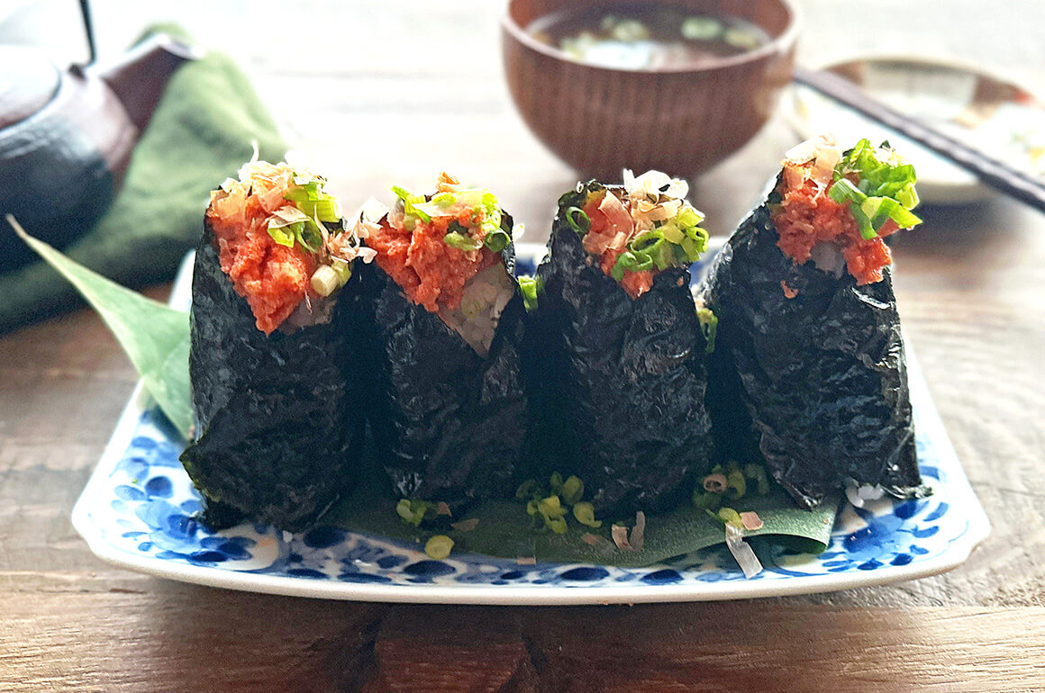 明太おかかのごちそうおにぎり