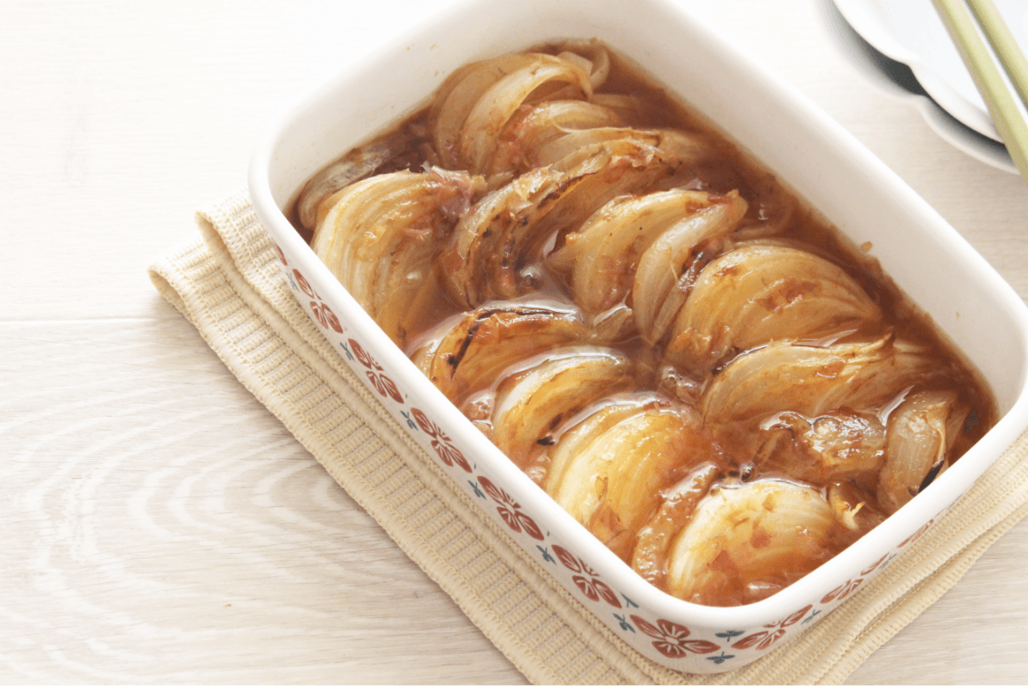 新玉ねぎの焼き浸し