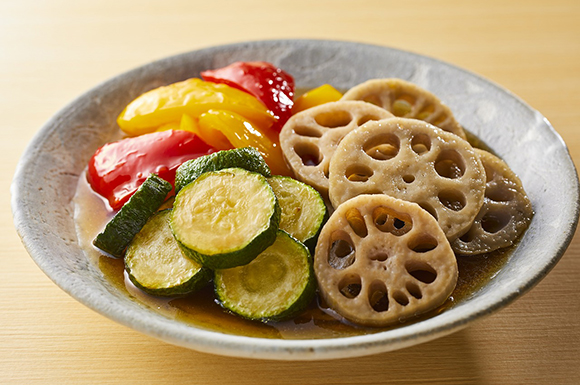 野菜のだし浸し（通年）〜揚げる〜