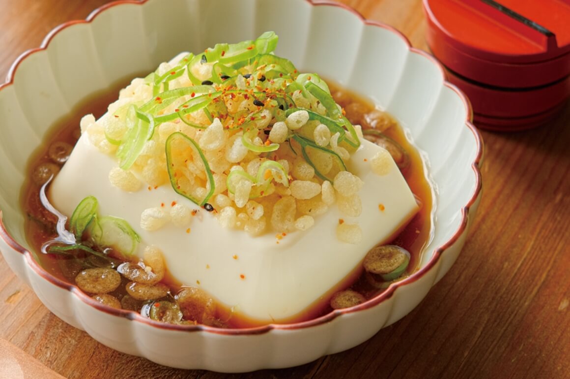 居酒屋風おつまみ天つゆたぬき豆腐