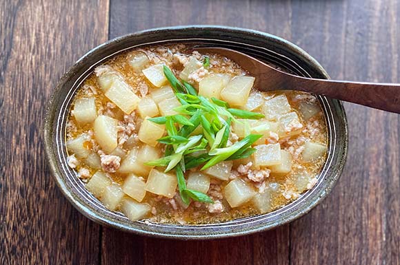 とろ旨！レンチンめんつゆ麻婆大根