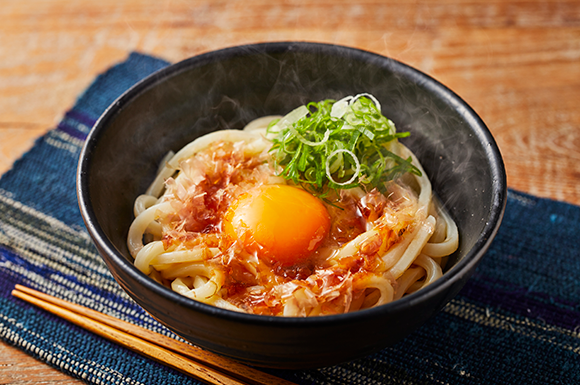 釜玉うどん おいしいレシピ ヤマキ株式会社