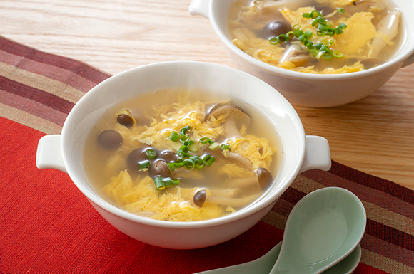 うどんつゆの素で！たまごスープ