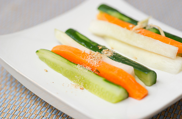 野菜の白だし浅漬け