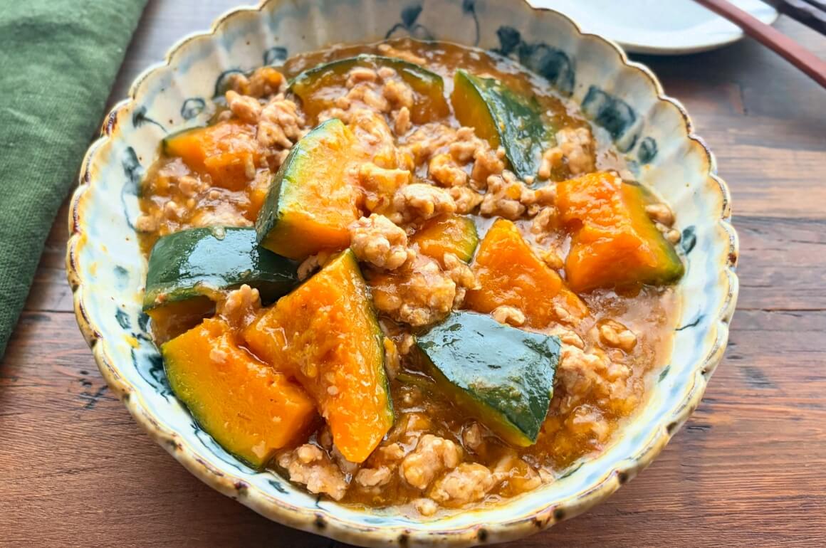 かぼちゃのそぼろ煮