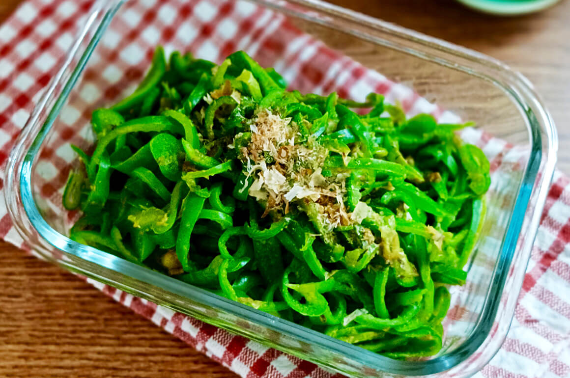 レンジで簡単！無限カレーピーマン