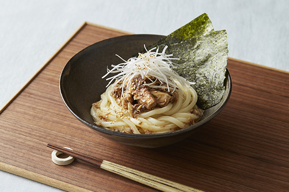 ごま油サバうどん