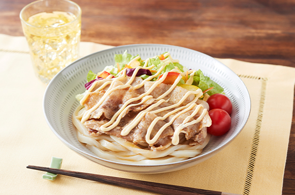 肉のせサラダうどん