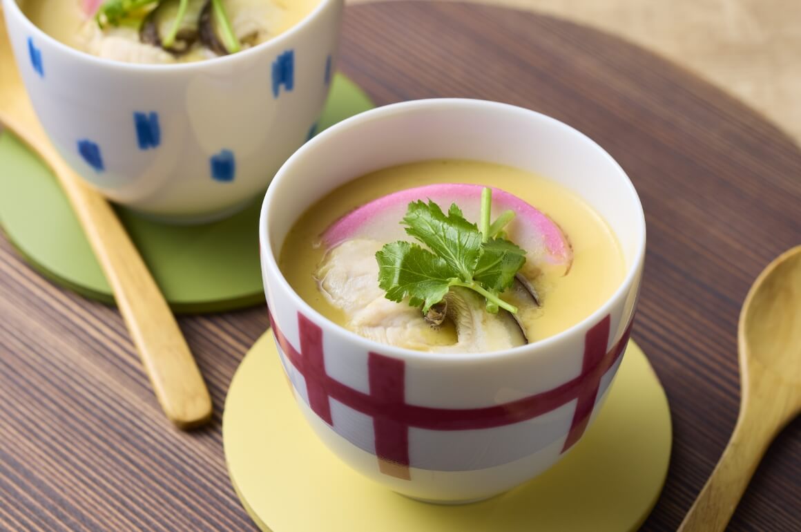 ストレートそうめんつゆで作る茶碗蒸し