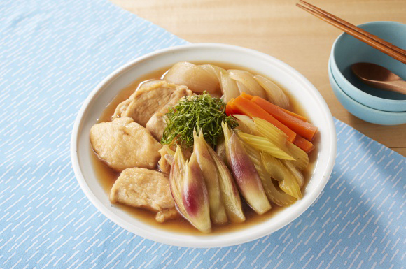 香味野菜と鶏肉のひんやり煮