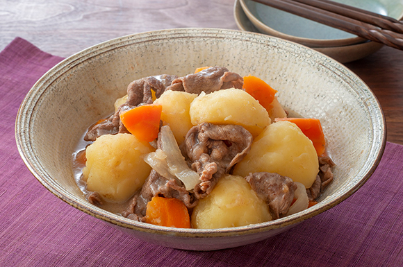 うどんつゆの素で！だし肉じゃが