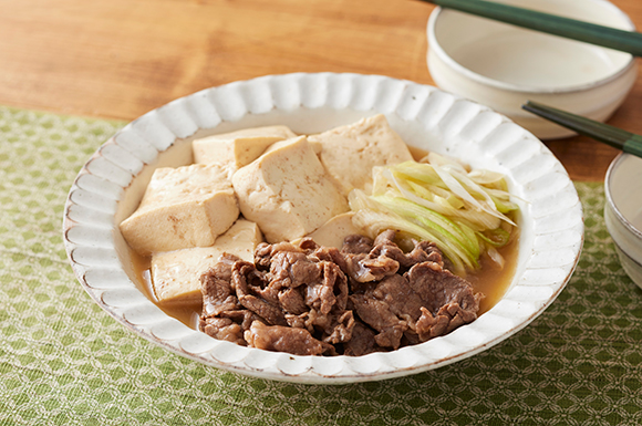 めんつゆで出来る！肉豆腐