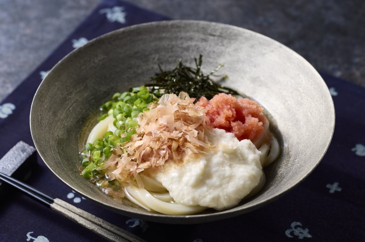 明太とろろうどん