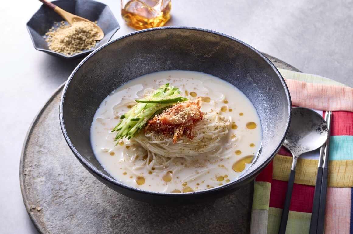 白だしコングクス風（韓国風そうめん）