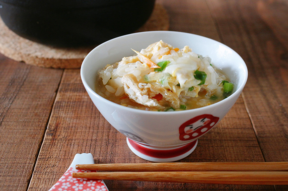 めんつゆでパパッと栄養満点ぞうすい