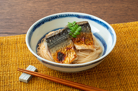 焼きさばそうめん