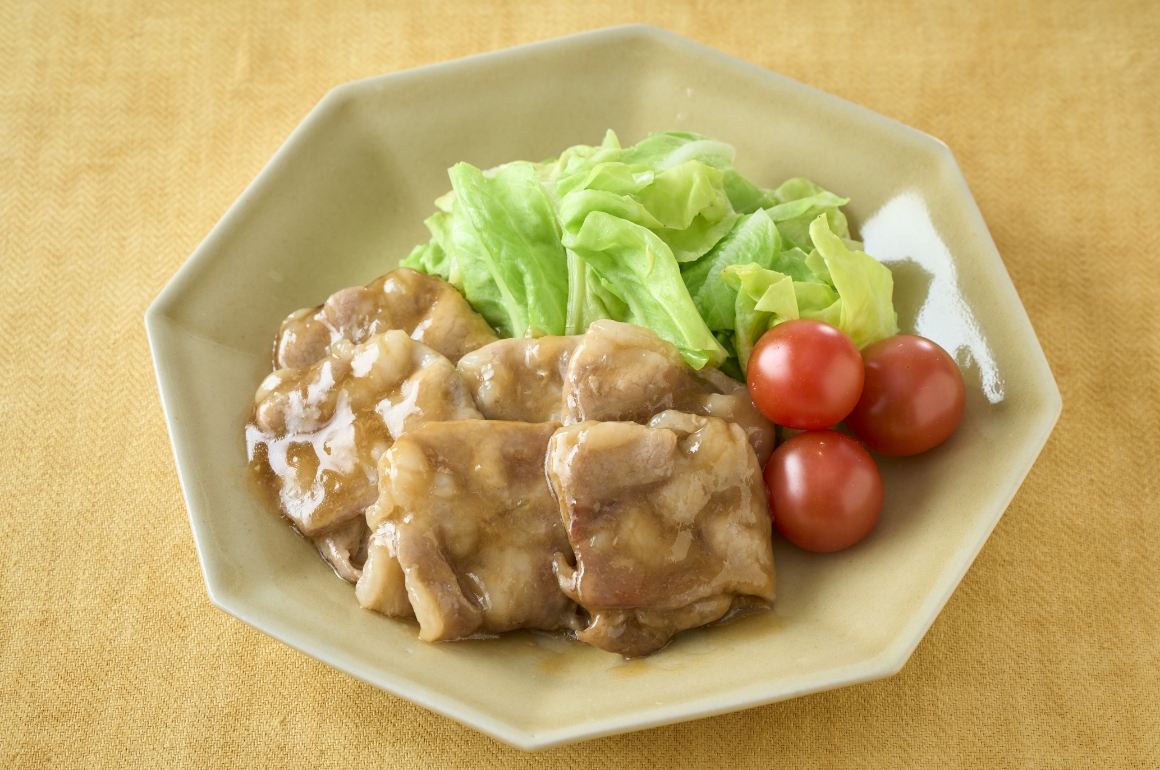 たたみ豚肉のチャーシュー風