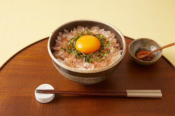 おかかたっぷり　かつお節丼