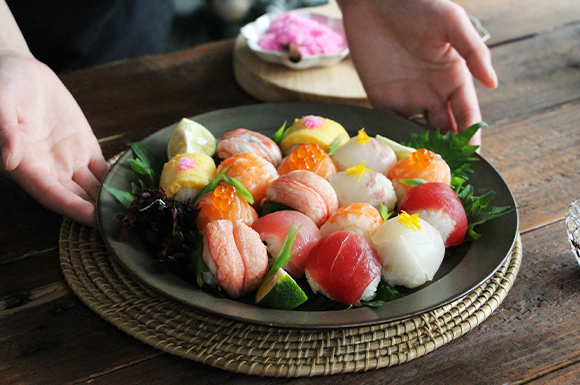 【失敗なしの簡単酢飯】海鮮手まり寿司