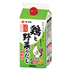 N八方だし鶏と野菜のだし1L紙パック