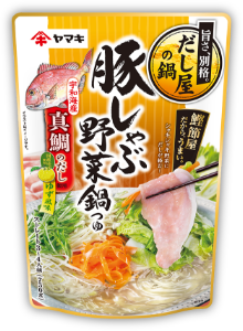 豚しゃぶ野菜鍋つゆ 真鯛ゆず