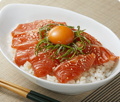 サーモン丼